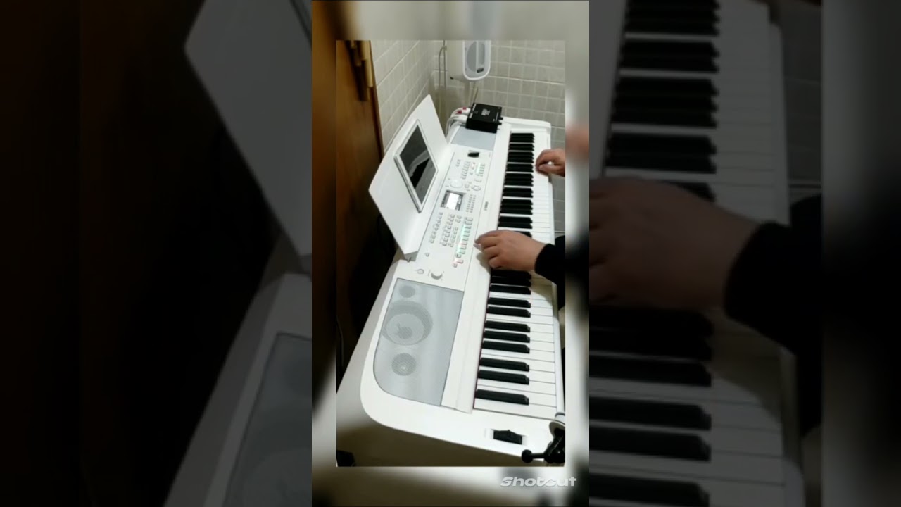 Kiss the rain -cover- Yamaha dgx-670 white