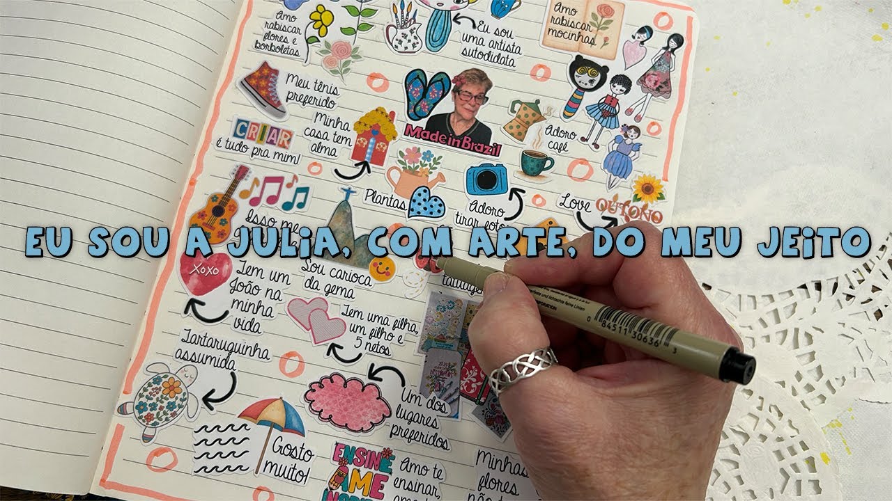 Eu sou a Julia, com arte, do meu jeito