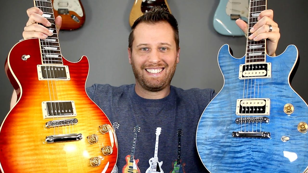 Les Paul Standard (DC) против Les Paul Traditional! - Сравнение гитарных тонов!
