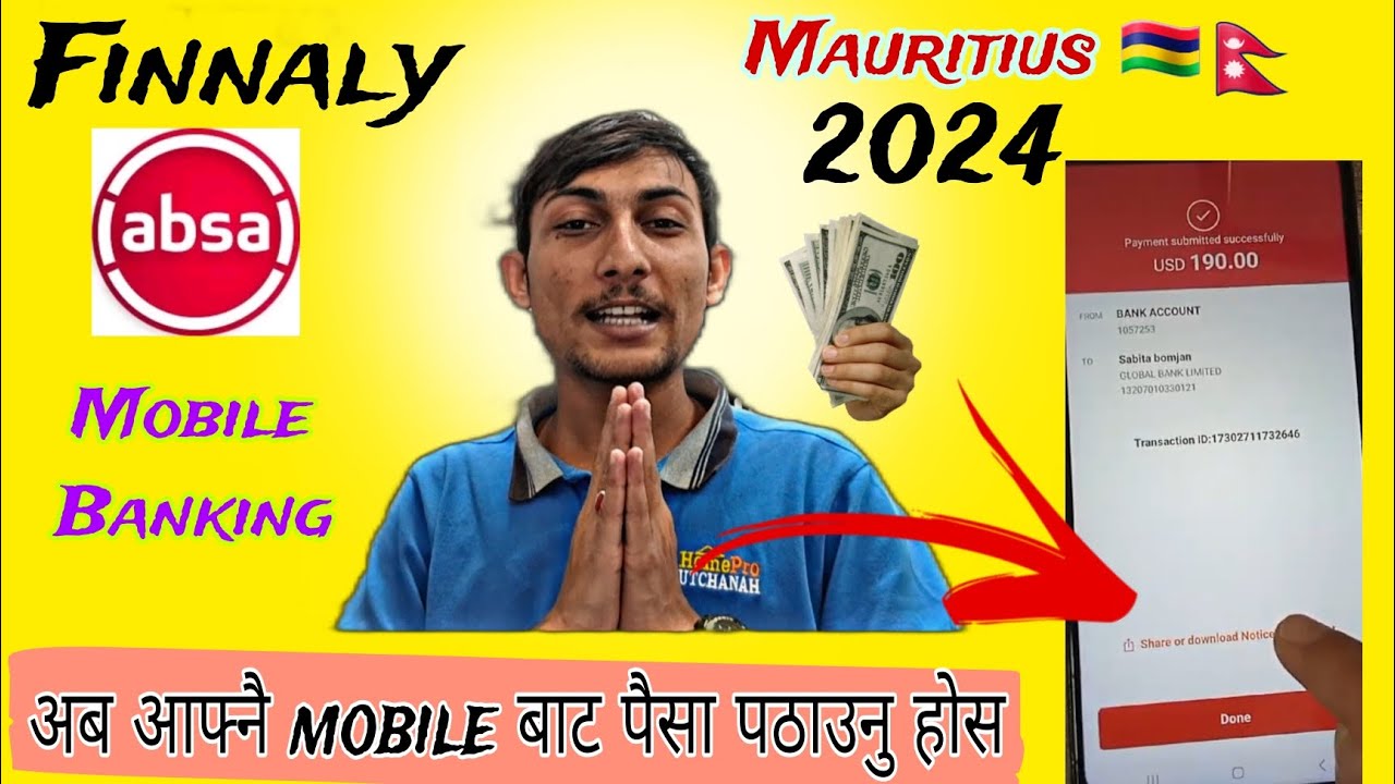 Mauritius 🇲🇺 to Nepal🇳🇵 Mobile banking bata paisa pathauna siknuhos 🙏|| @MrNabbuVlog