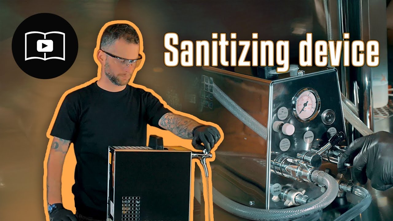 How to professionally sanitize a beverage line using the LINDR sanitizing machine