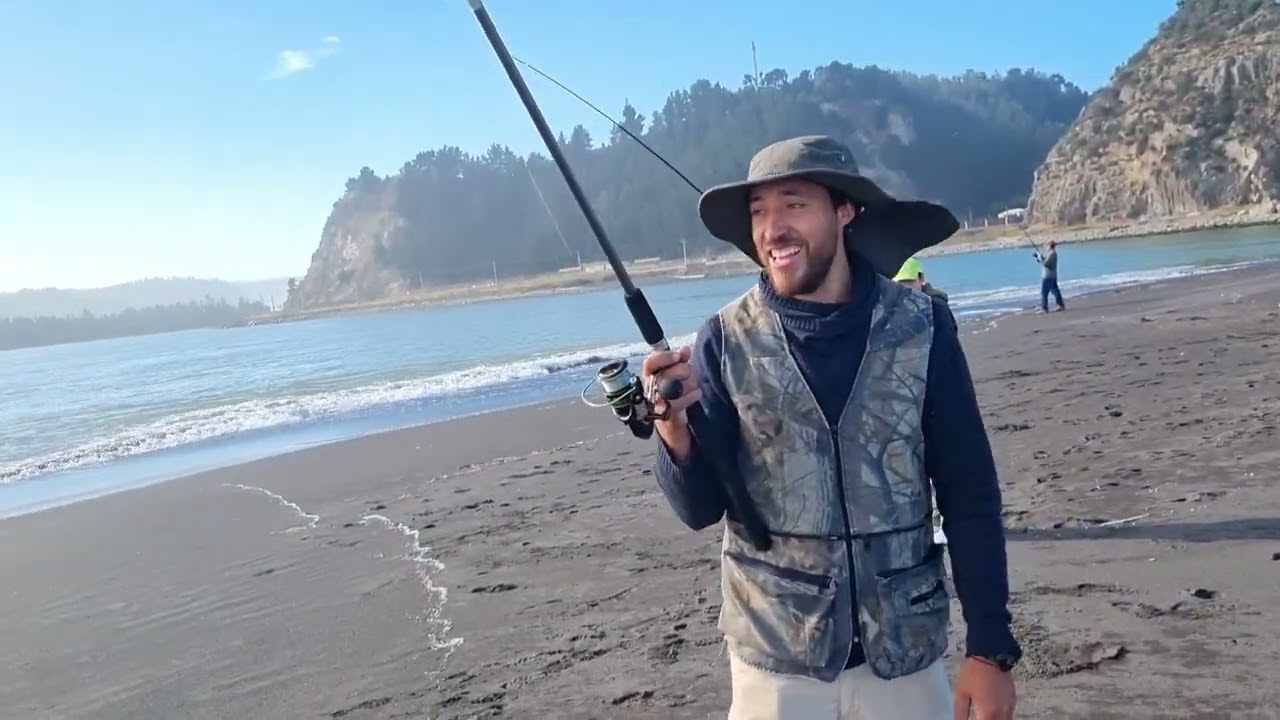 pesca de robalo , corvina y pejerrelles junto a los regalones.