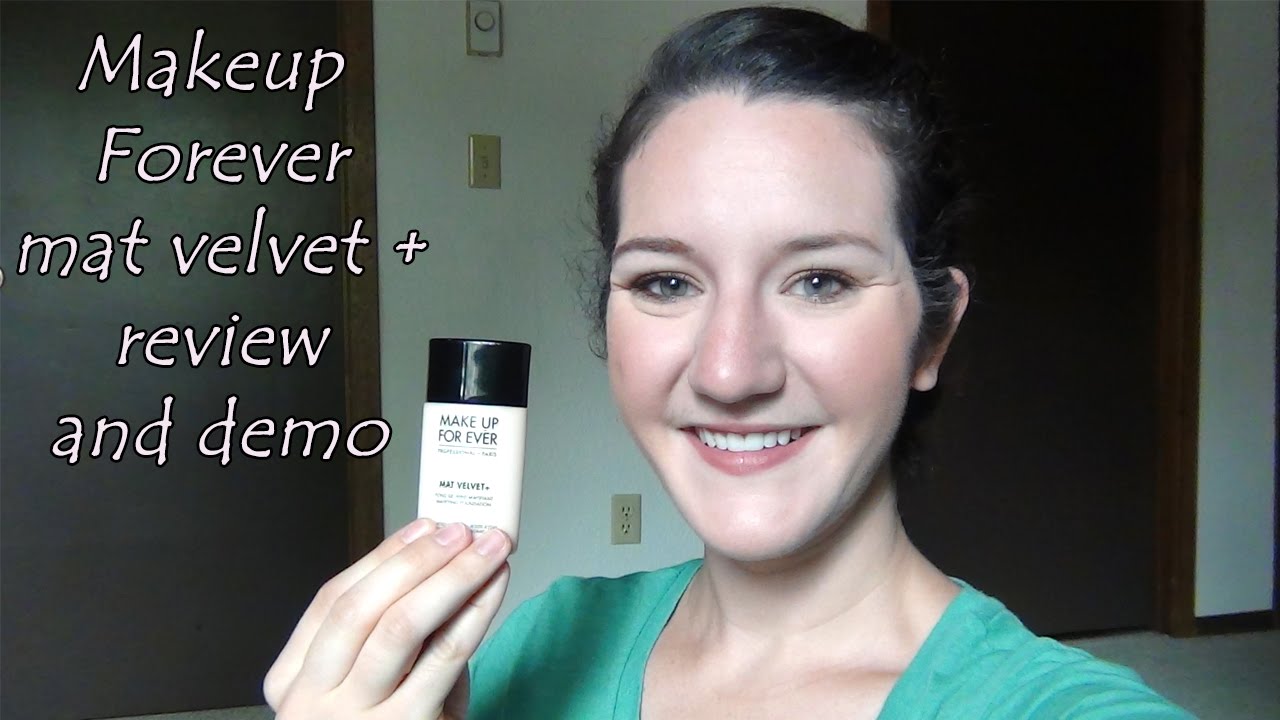 Review & Demo makeup forever mat velvet plus foundation