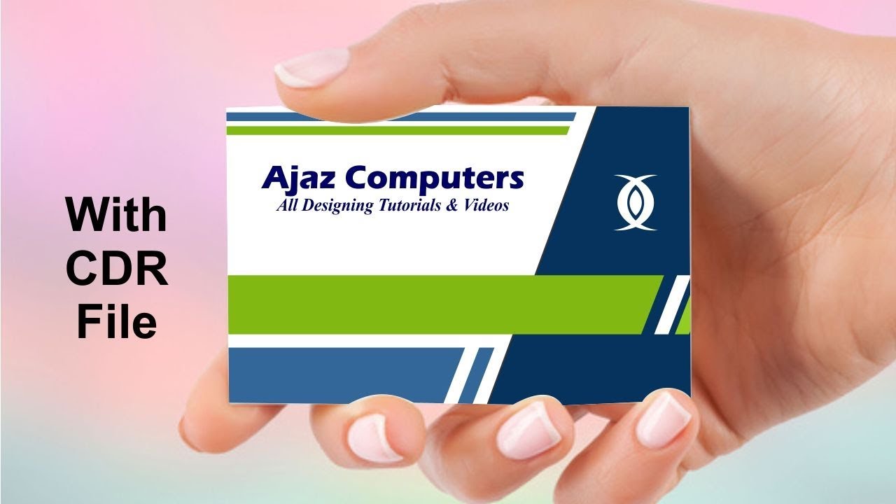 Visiting Card Design in CorelDraw And Business Card Design in CorelDraw