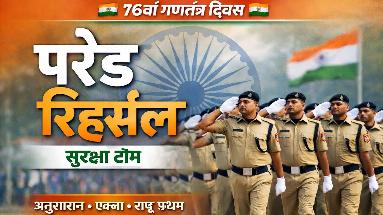  सुरक्षा टीम की शानदार परेड रिहर्सल | Discipline • Unity • Preparedness 🇮🇳