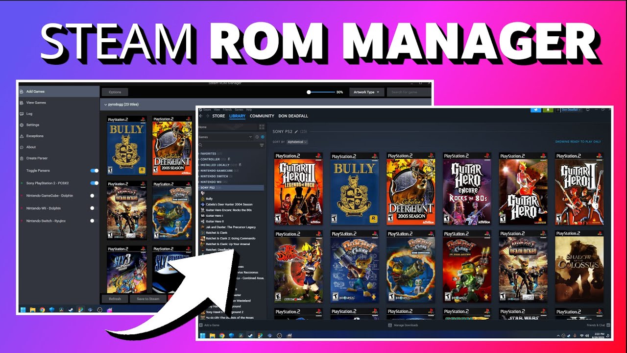 Краткий курс по Steam Rom Manager 2025 &mdash; ручная настройка скрапера.