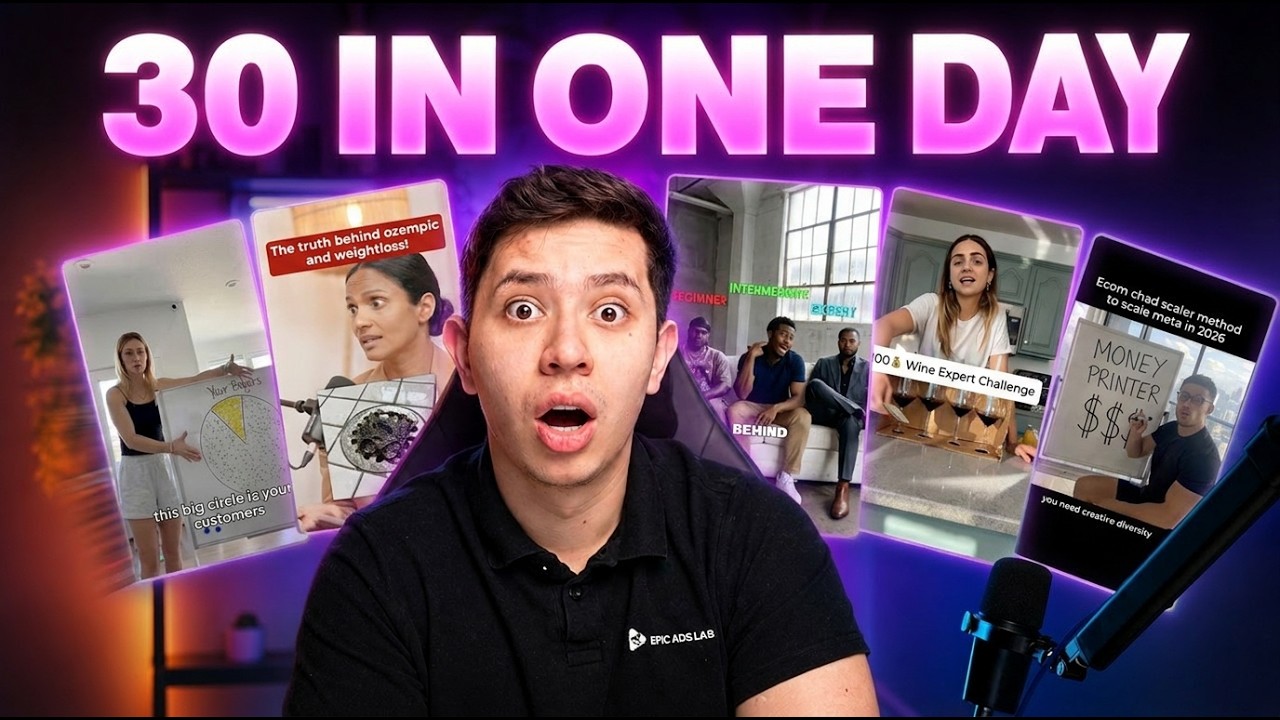 How I Make 30 Realistic AI Ads In A Day (Free Claude Skill)