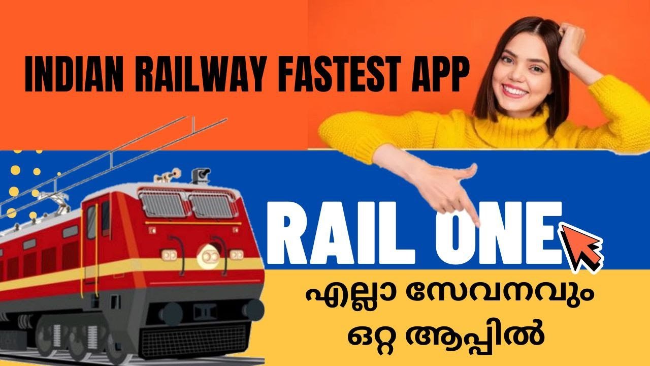 RailOne app Registration | train ticket booking online Malayalam |