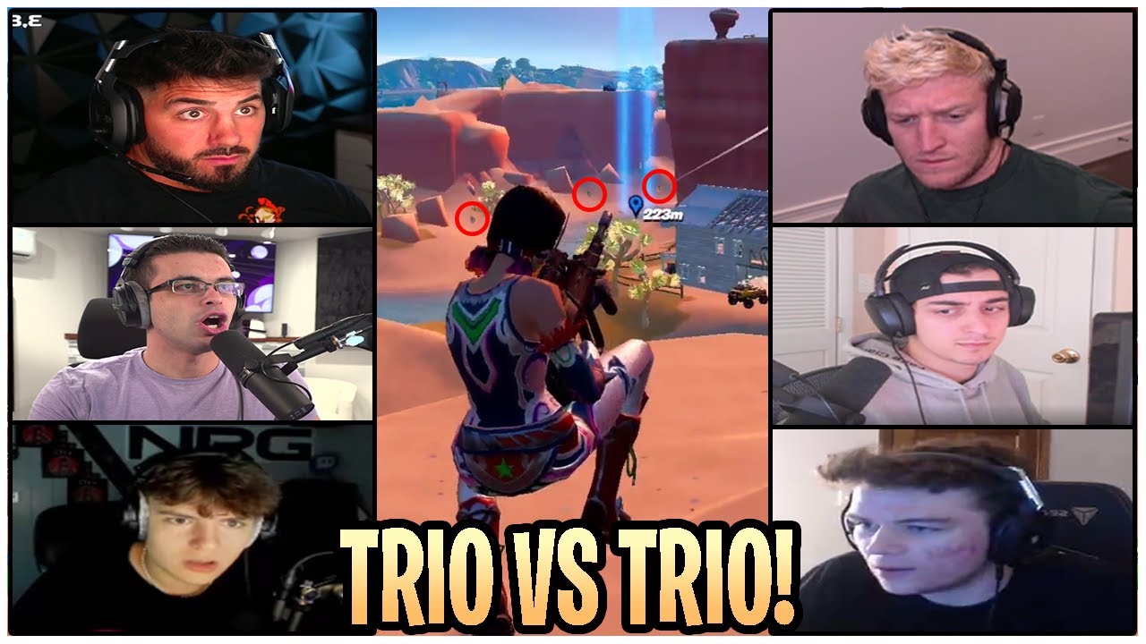 NICKMERCS, Clix & Nick Eh 30 Ran Into Tfue, Cloakzy & Scoped In An Intense 3v3