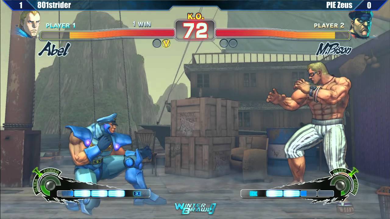 Winter Brawl 9 - USF4 - Top 8 - 801 Strider (Abel) против PIE Zeus (Claw)