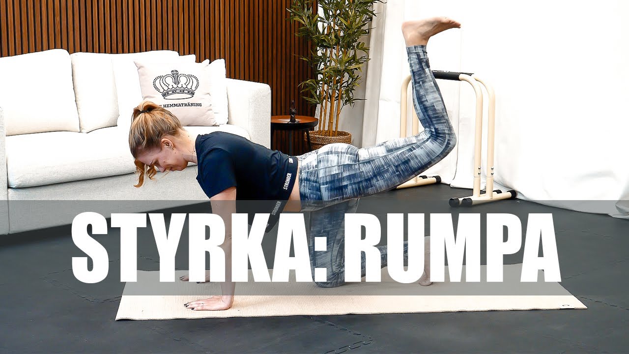 7 MINUTER styrka för din RUMPA utan redskap