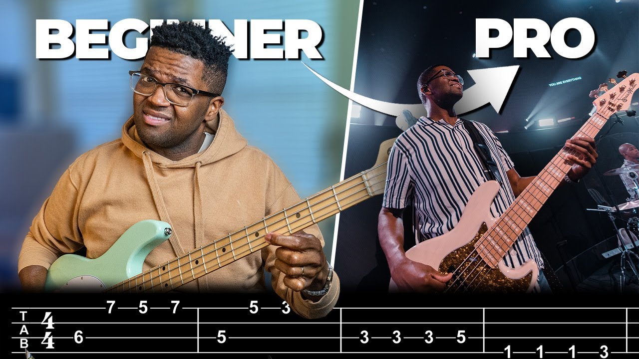 10 Slap Bass Grooves from (Beginner to PRO)