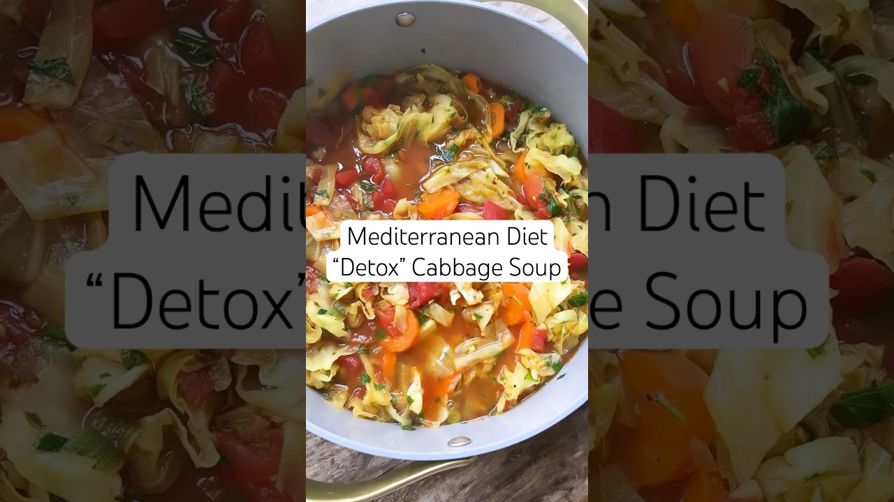 Mediterranean &ldquo;DETOX&rdquo; Cabbage Soup | Cabbage Soup Recipe #shorts