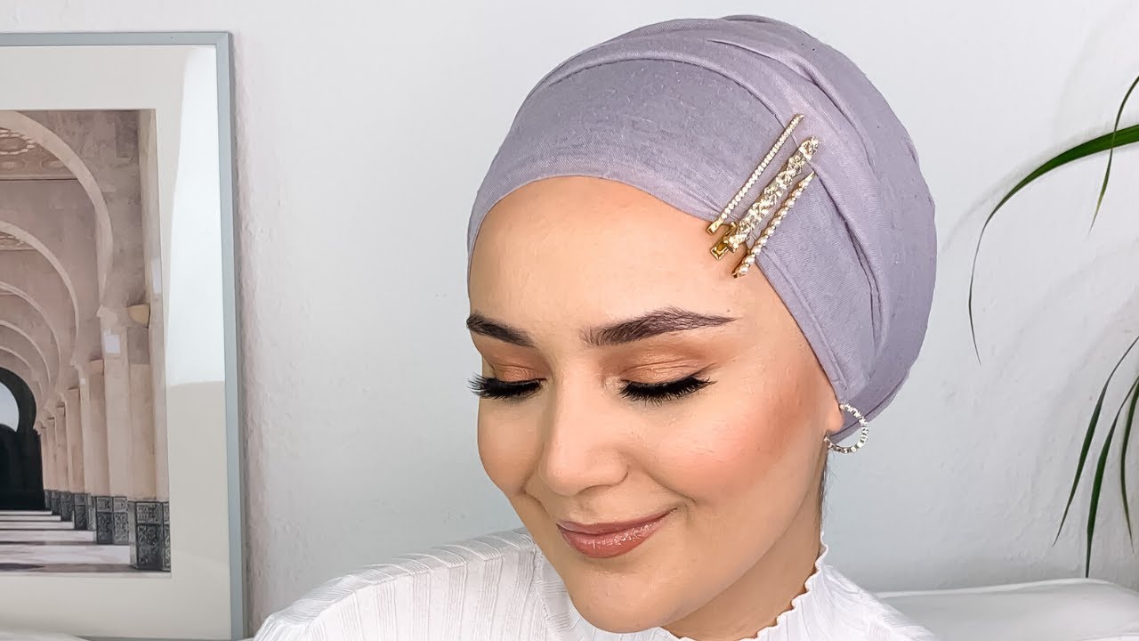 Simple turban style for using accessories