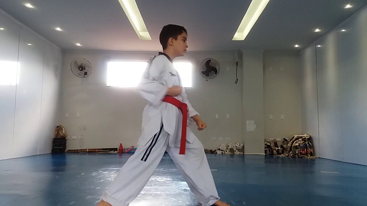 Poomsae da faixa branca de Taekwondo!