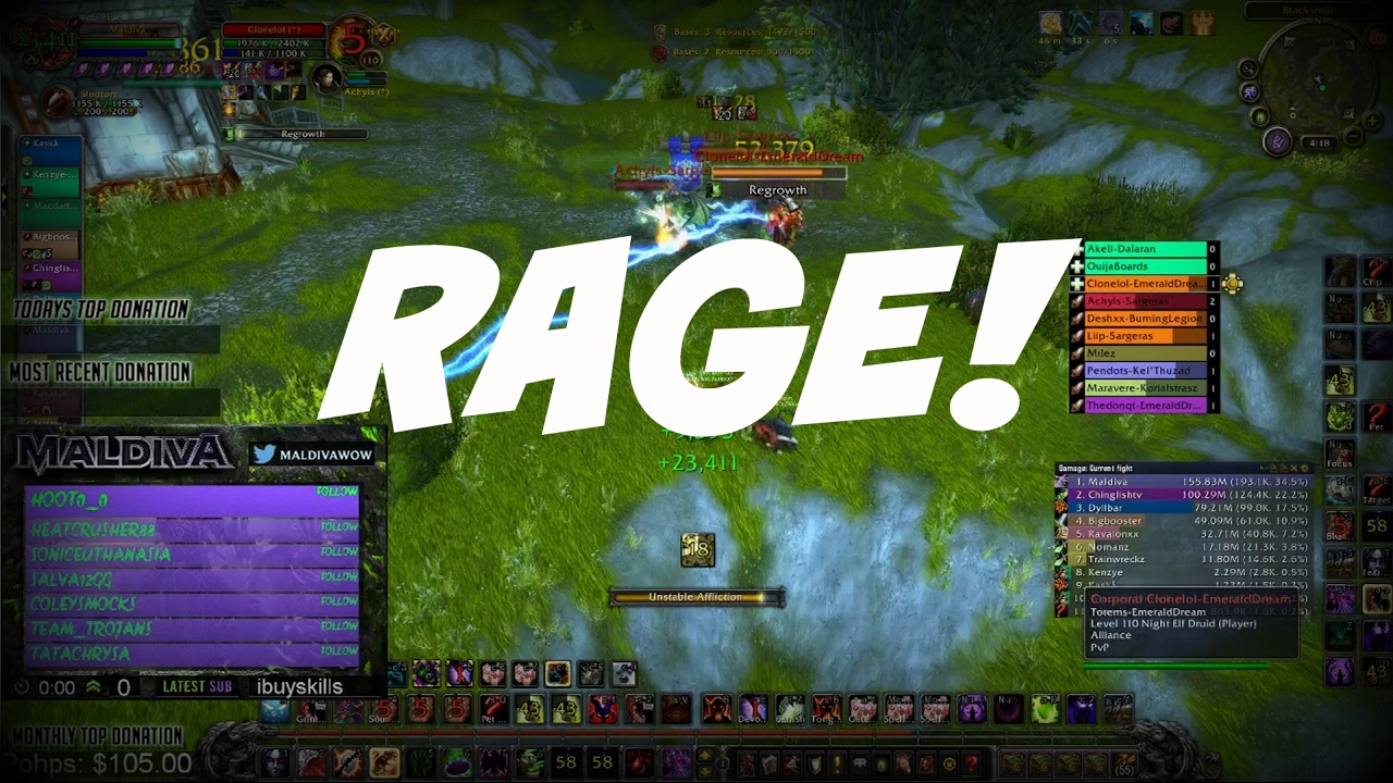 THE CRAZIEST RBG RAGE EVER! (Warning: Bad language)
