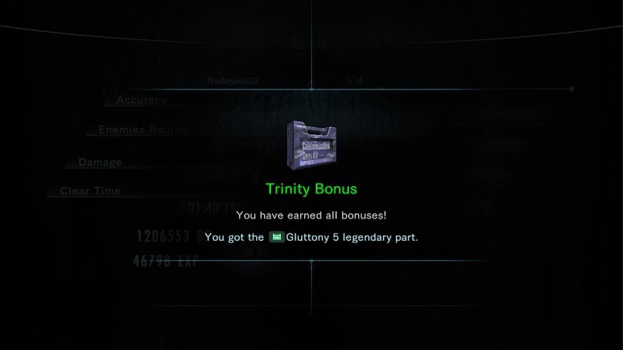 Resident Evil Revelations - Getting Gluttony 5 Without Gluttony 4 🥶🥶🥶 (Ghost Ship Trinity Bonus)