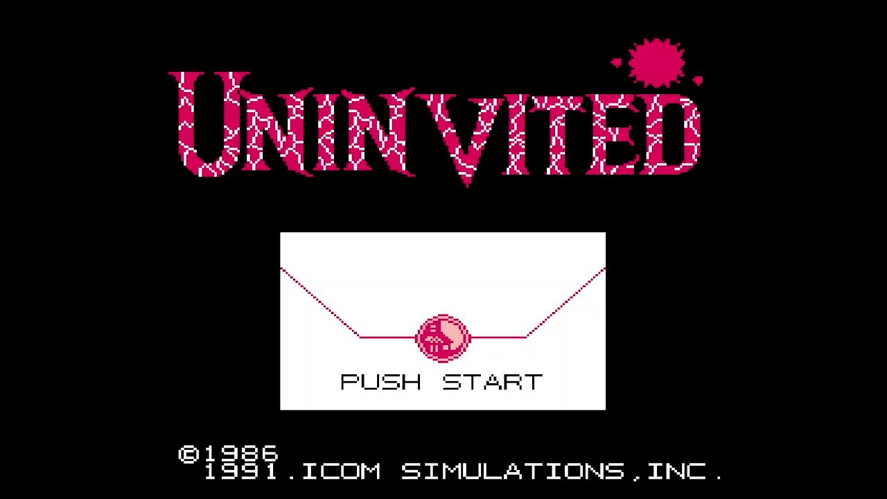 Beating Uninvited (NES) no deaths, My Playthrough (11/1/2023)