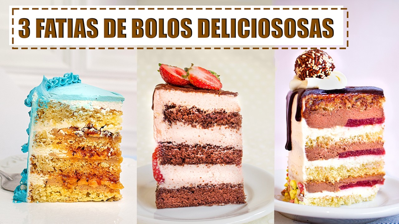 FIZ 3 FATIAS DE BOLOS GOURMET - Tiago Mauro