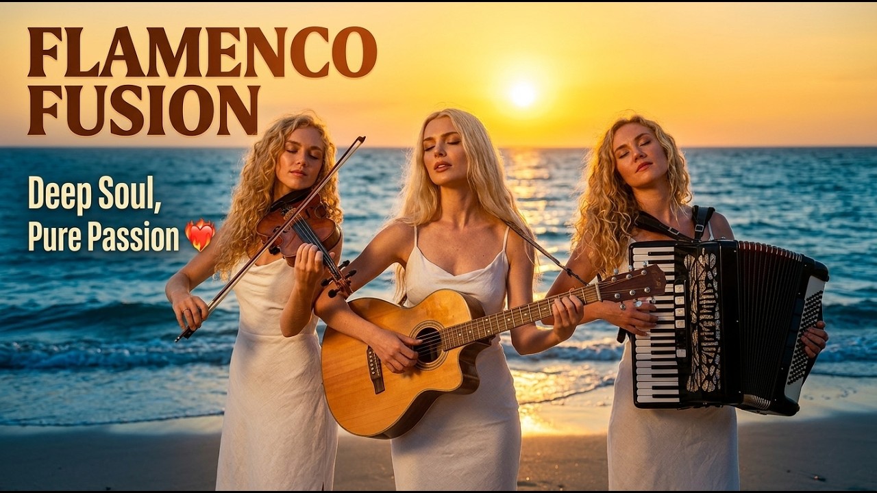 The Most Beautiful Fusion!! Flamenco, Accordion And Violin in Beautiful Spain