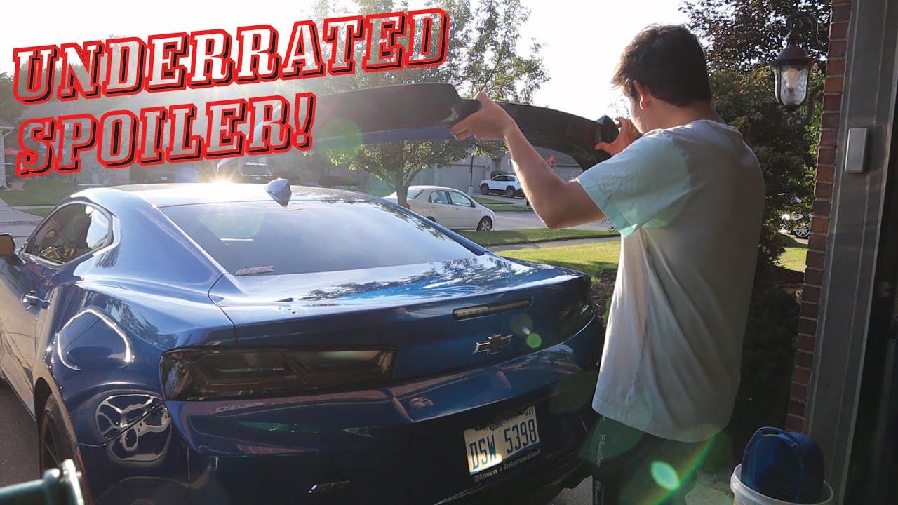 Anvil Auto Notch Spoiler For The 6th Gen Camaro! (Carbon fiber!)
