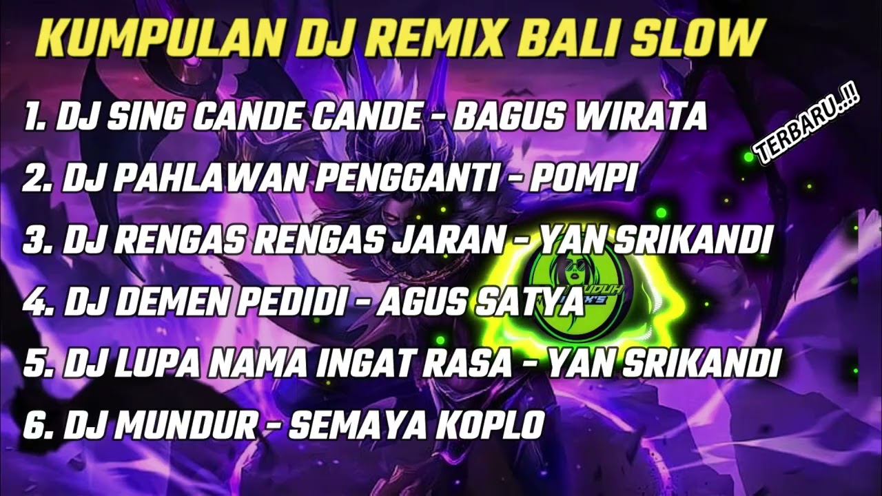 DJ REMIX LAGU POP BALI TRANDING TIKTOK SLOW BASS  !!