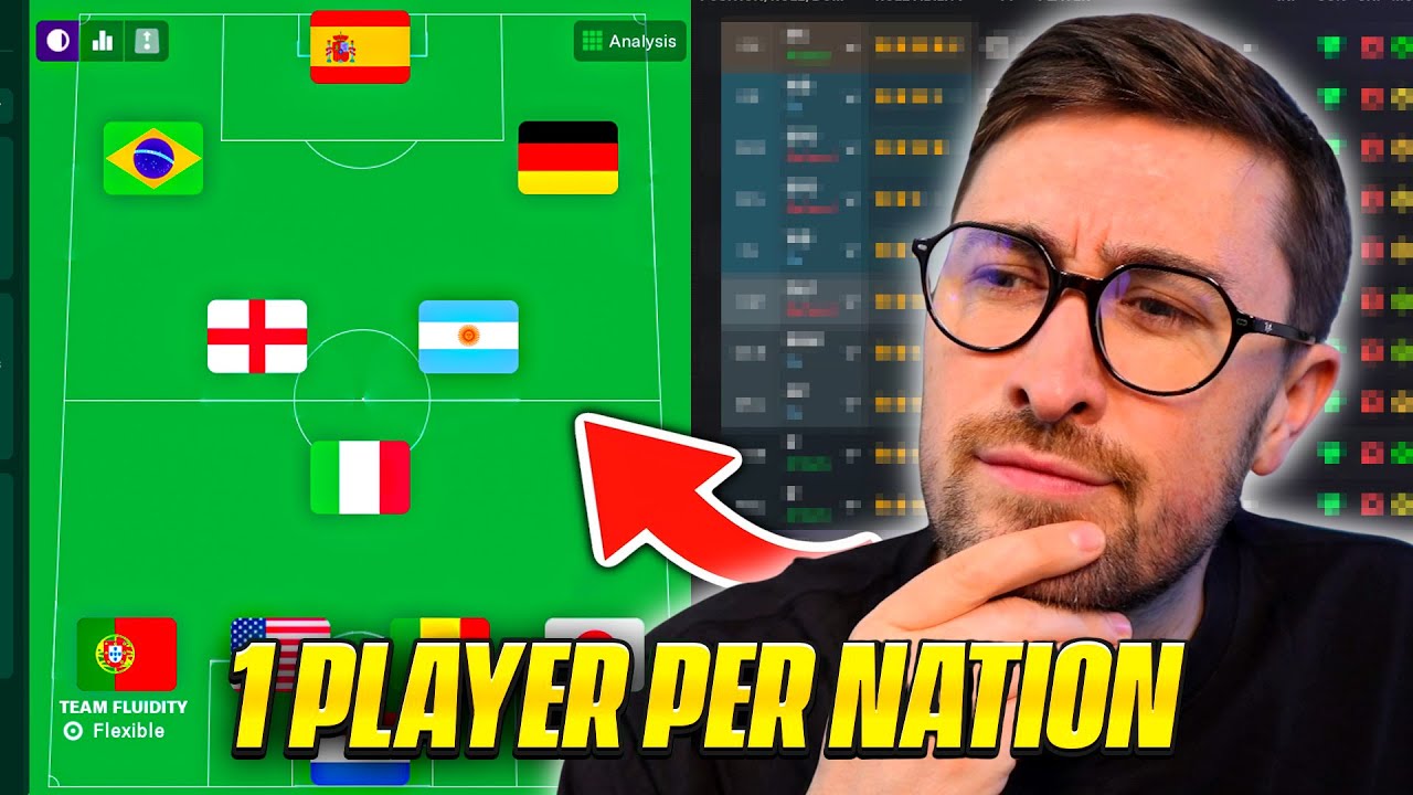 Football Manager, but I can Only Sign One Player Per Nation...