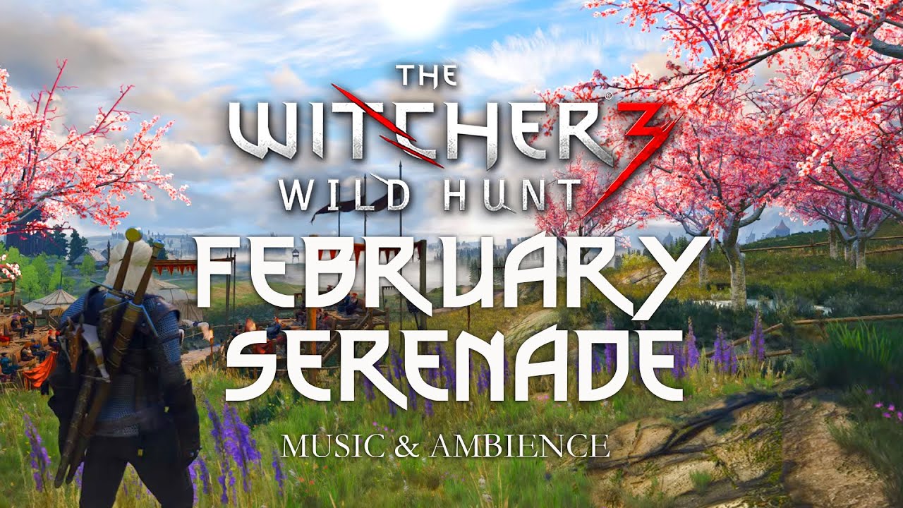 February Serenade in Witcher 3 | Festive & Wintry Ambience | Music and Ambience