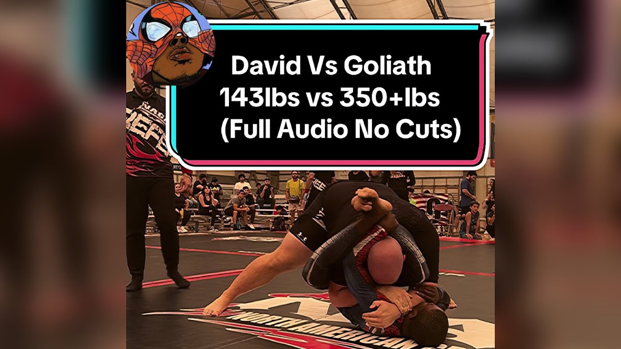 David vs Goliath 143lbs vs 350lbs (FULL MATCH) #jiujitsu #wrestling #martialarts #sports #fight #mma
