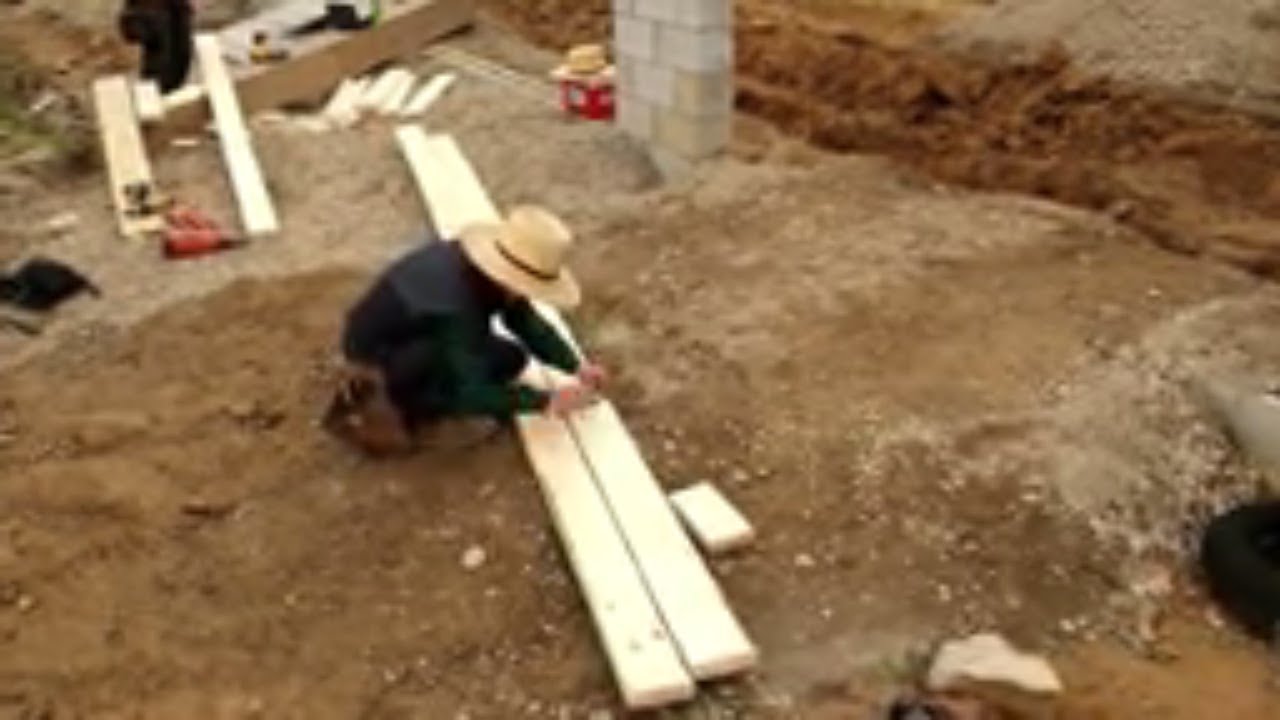 Amish Restoring Old Barn in Ohio Part 1