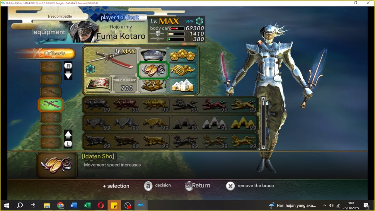 Sengoku Basara 3 Utage - Fuuma Kotarou's Ridiculous Run