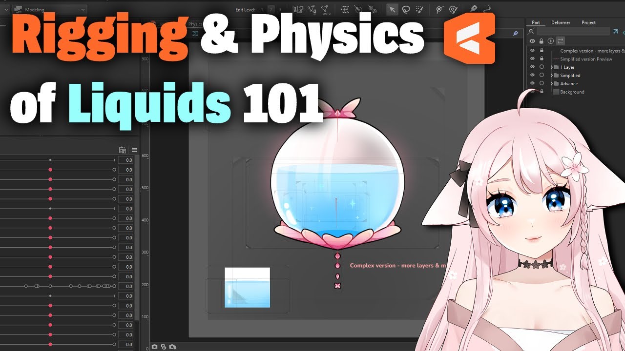 How to rig liquids in Live2D Tutorial