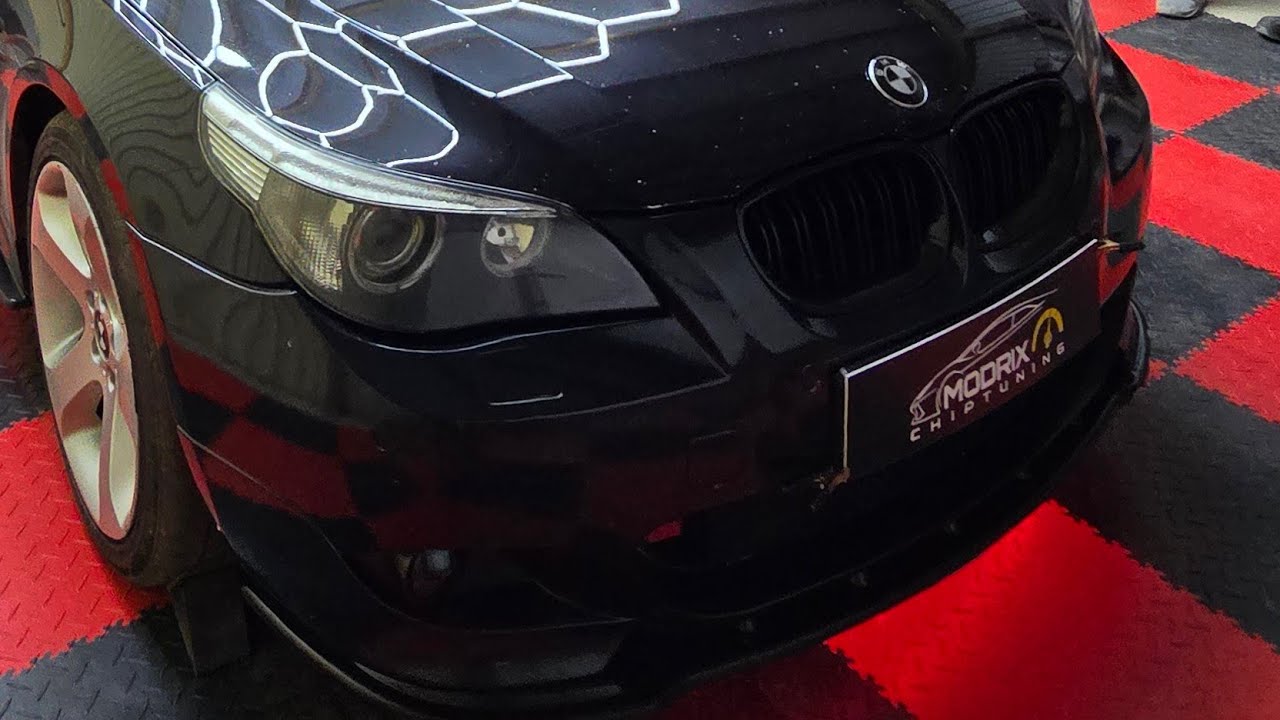 ✅️ BMW 535 E60 ChipTuning Dyno Test 474Hp Power & 813Nm Torque
