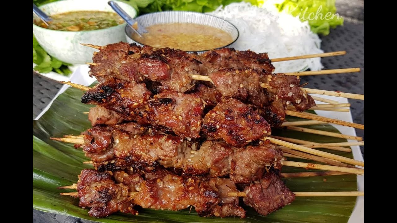 วิธีทำ เนื้อเอ็นย่าง ของลาวฝั่งโขง  ວິທີເຮັດປີ້ງເອັນ