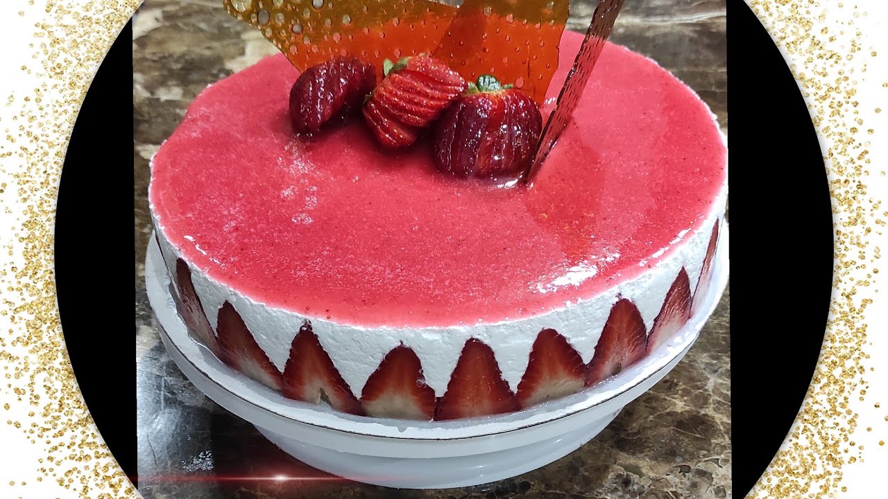 طورطة الفريز روعة في المذاق بأقل من 50  درهم crémeux fraises