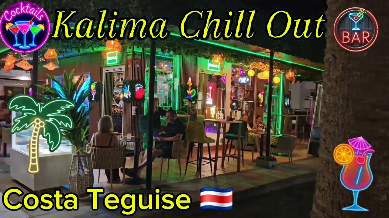 Costa Teguise Lanzarote Nightlife. 🎉🍹💃 Bars , Restaurants, Cocktails , Entertainment 🥳🤩😎