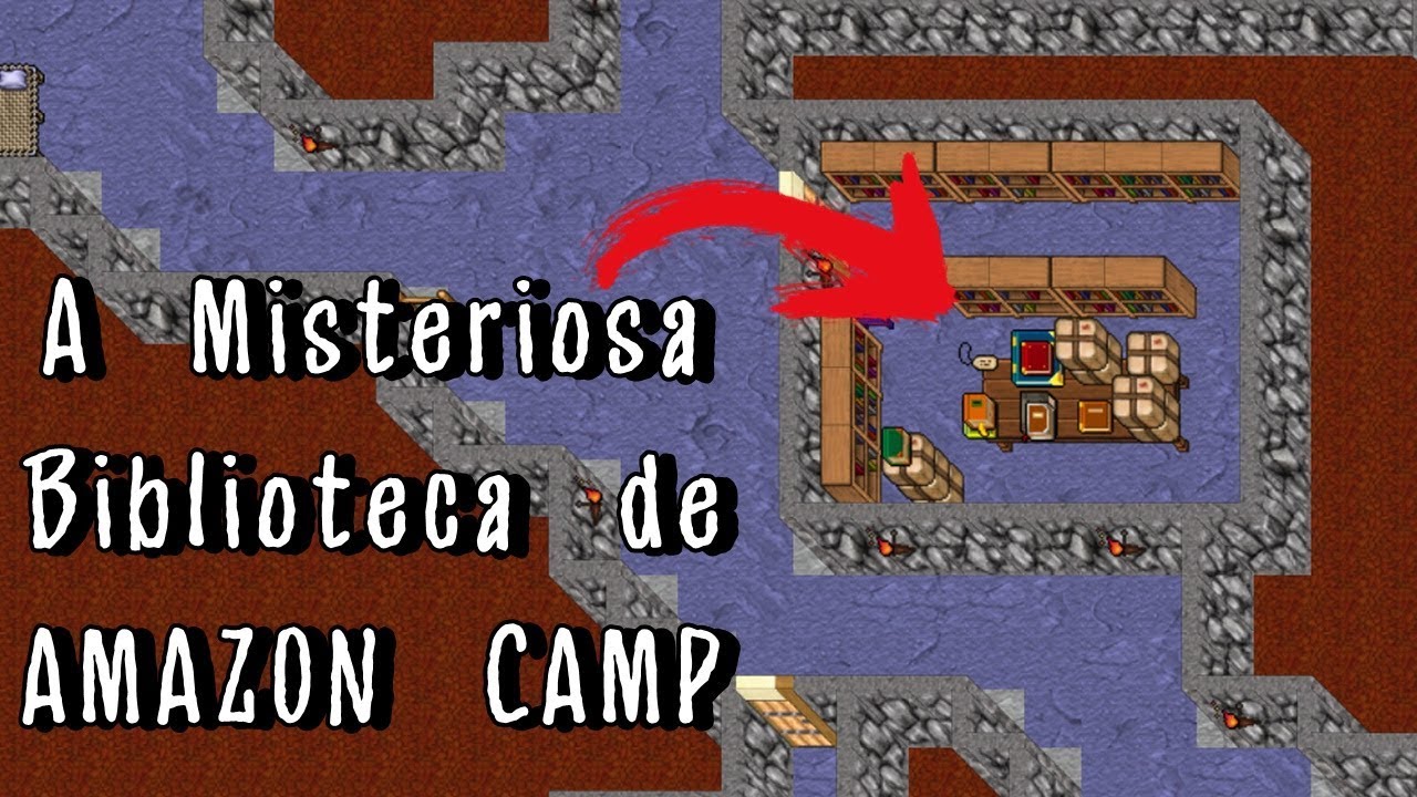 Tibia: A Misteriosa Biblioteca de Amazon Camp