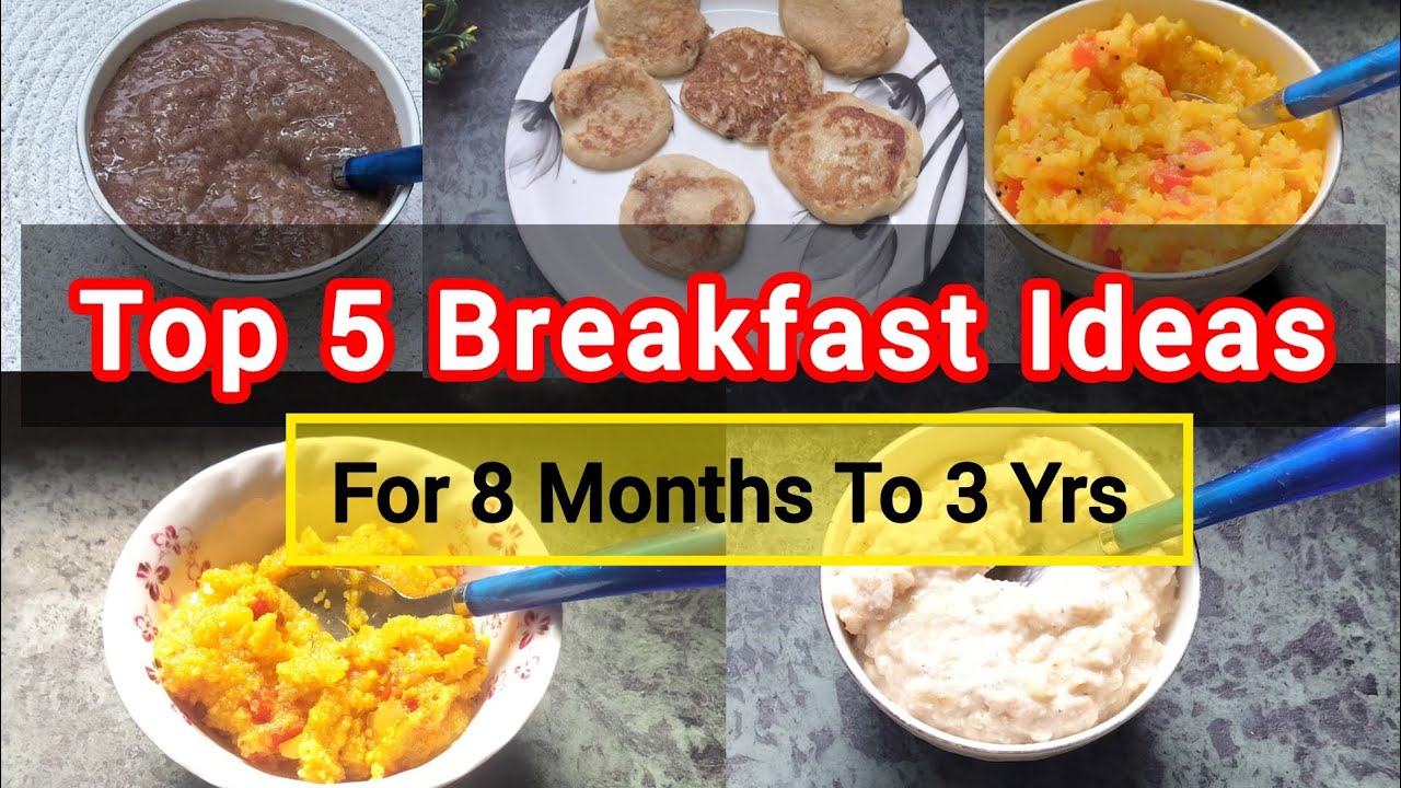 Top 5 Healthy Breakfast Recipes For Babies & Toddlers//Quick Morning Recipes For Babies 