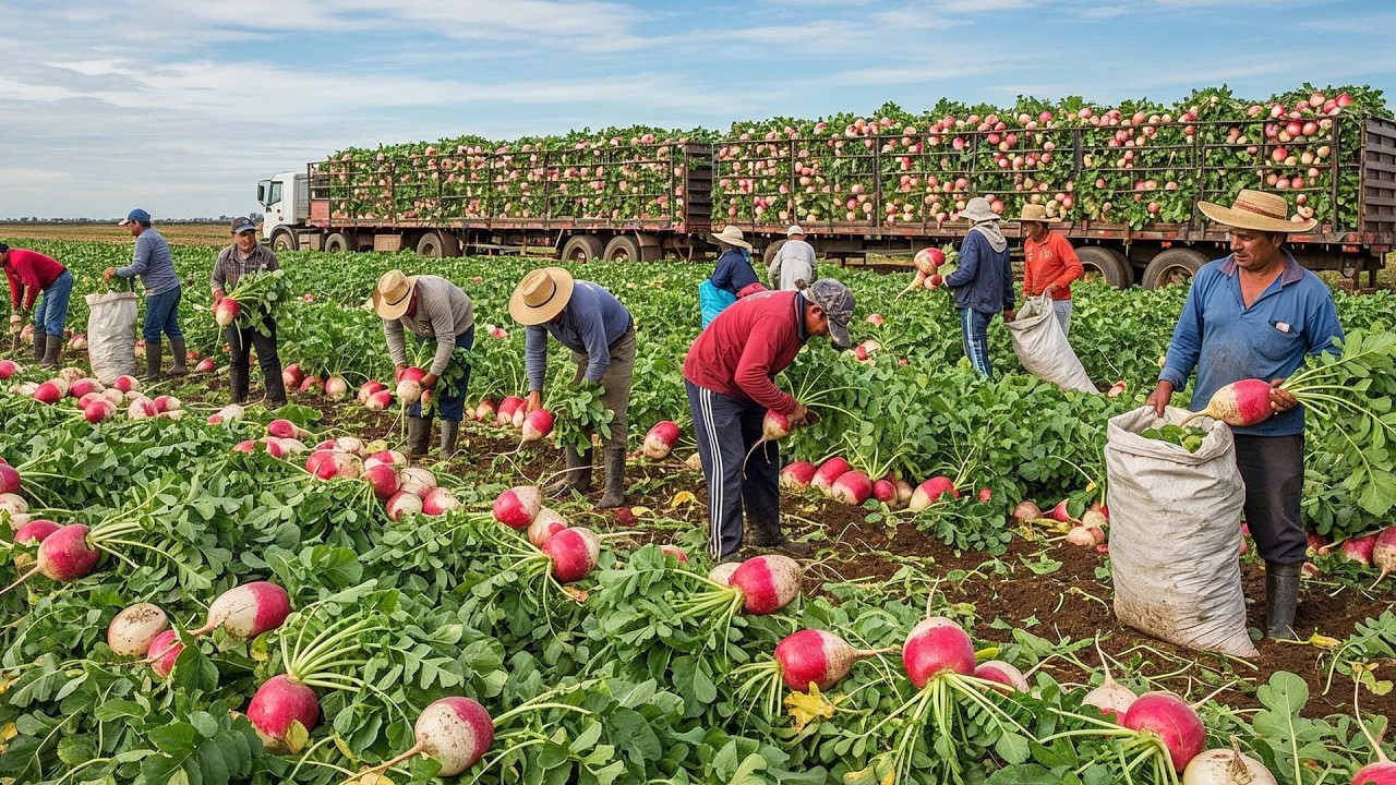 As Maiores Colheitas de 2025 – Milhões de Frutas e Vegetais São Colhidos Desta Maneira