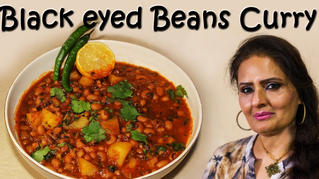 Black Eyed Beans Curry Recipe Indian Style