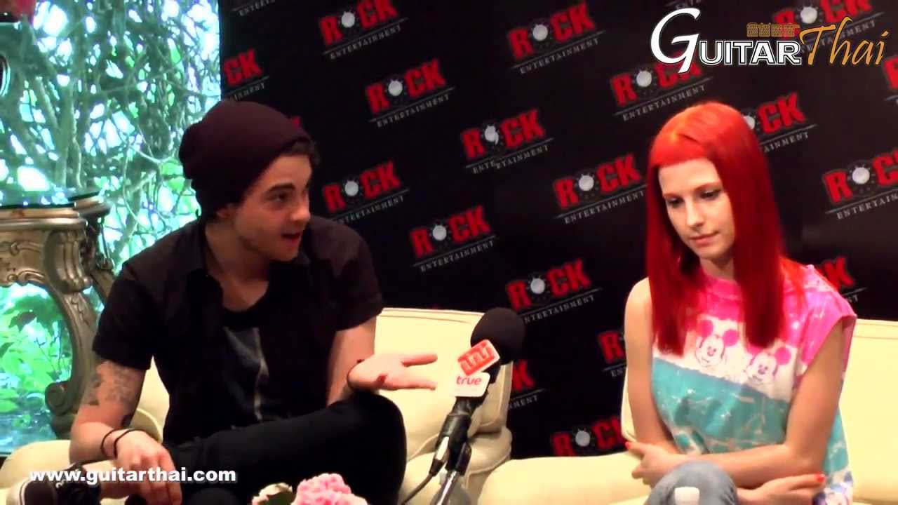 Speacial Interview with Paramore  www.guitarthai.com