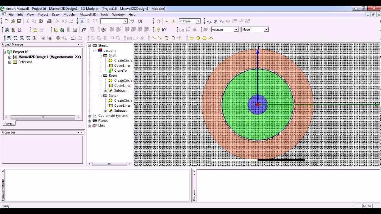 Ansys Maxwell CAD Operations