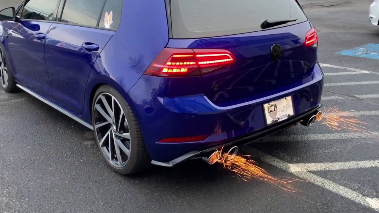 2018 Golf R Sound Clip IPE  VW MK7.5R Full Exhaust w/APR Stage 2 Pops & Bangs Revs & Sparks