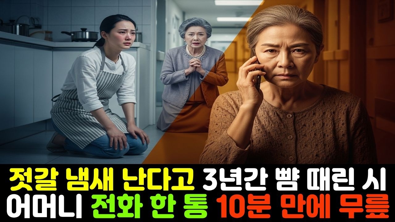 시어머니한테 3년간 뺨 맞던 딸, 전화 한 통 10분 만에 무릎 꿇게 한 엄마의 정체