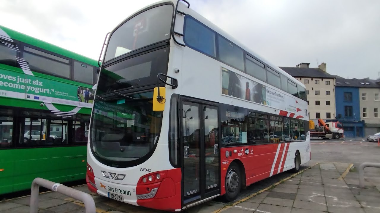 Bus Éireann VWD42 on the 360 to Tramore (Route Visual)