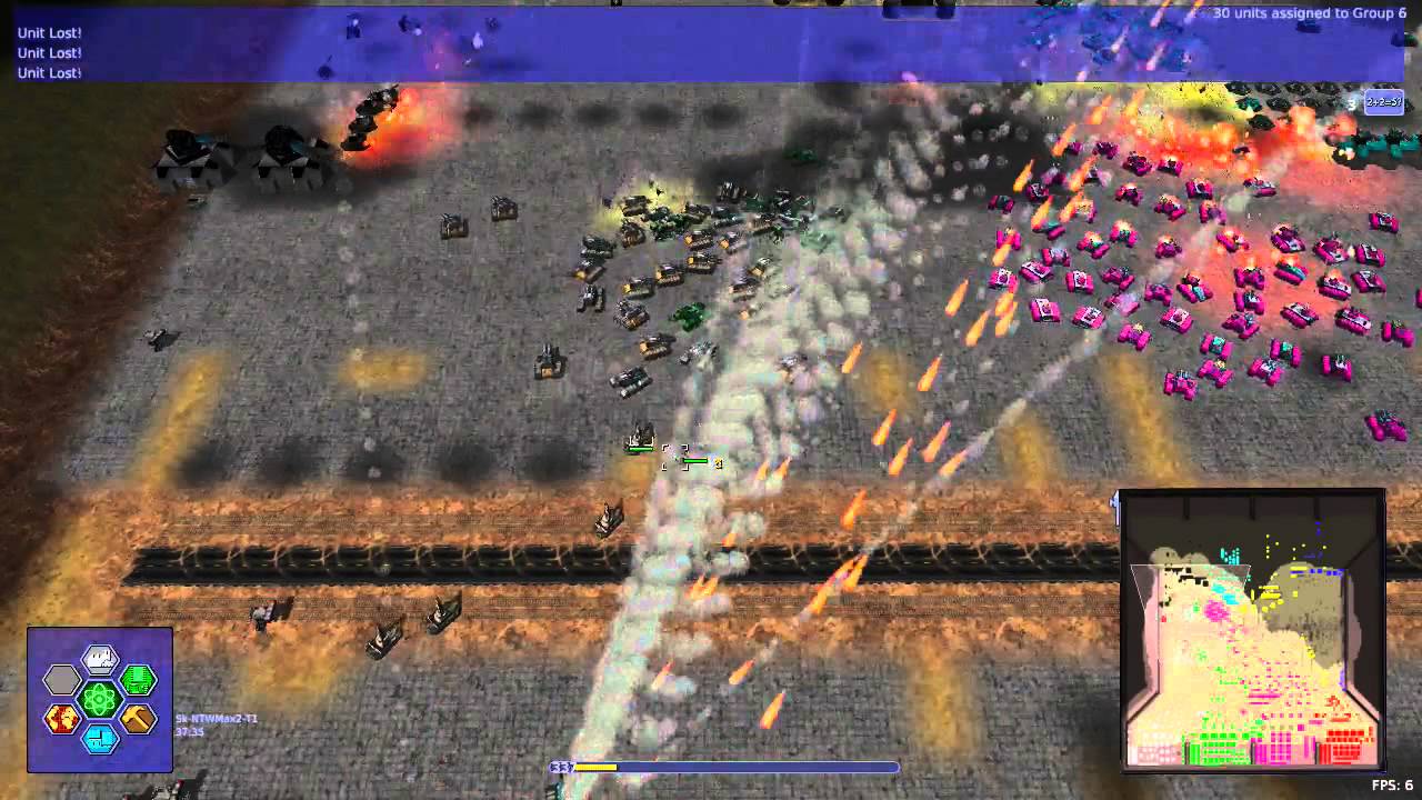 Warzone 2100 - 4v4 Pro Game 2 Hours HD
