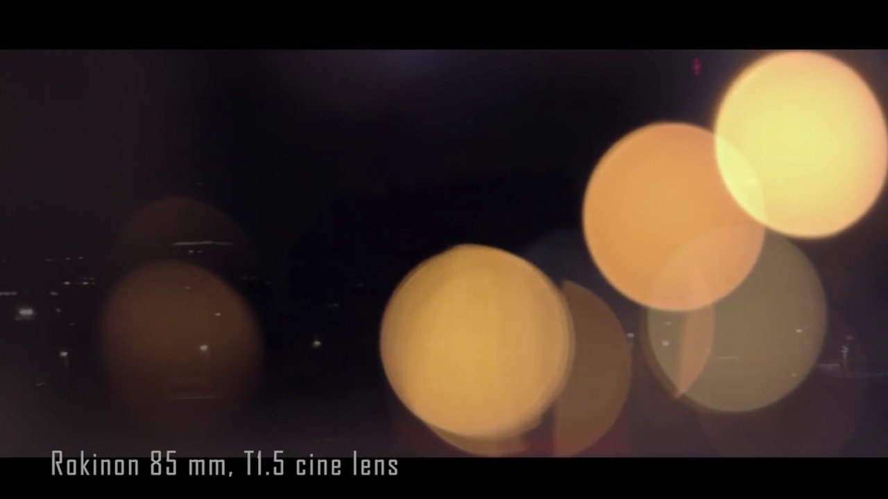 Rokinon 85mm, T1.5 cine lens video test