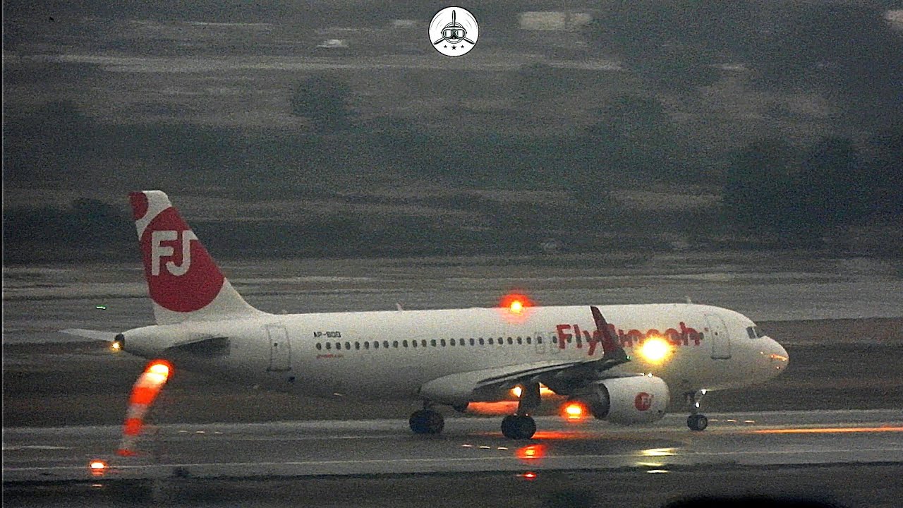 Thrilling Rainy Evening Planespotting at Karachi Airport