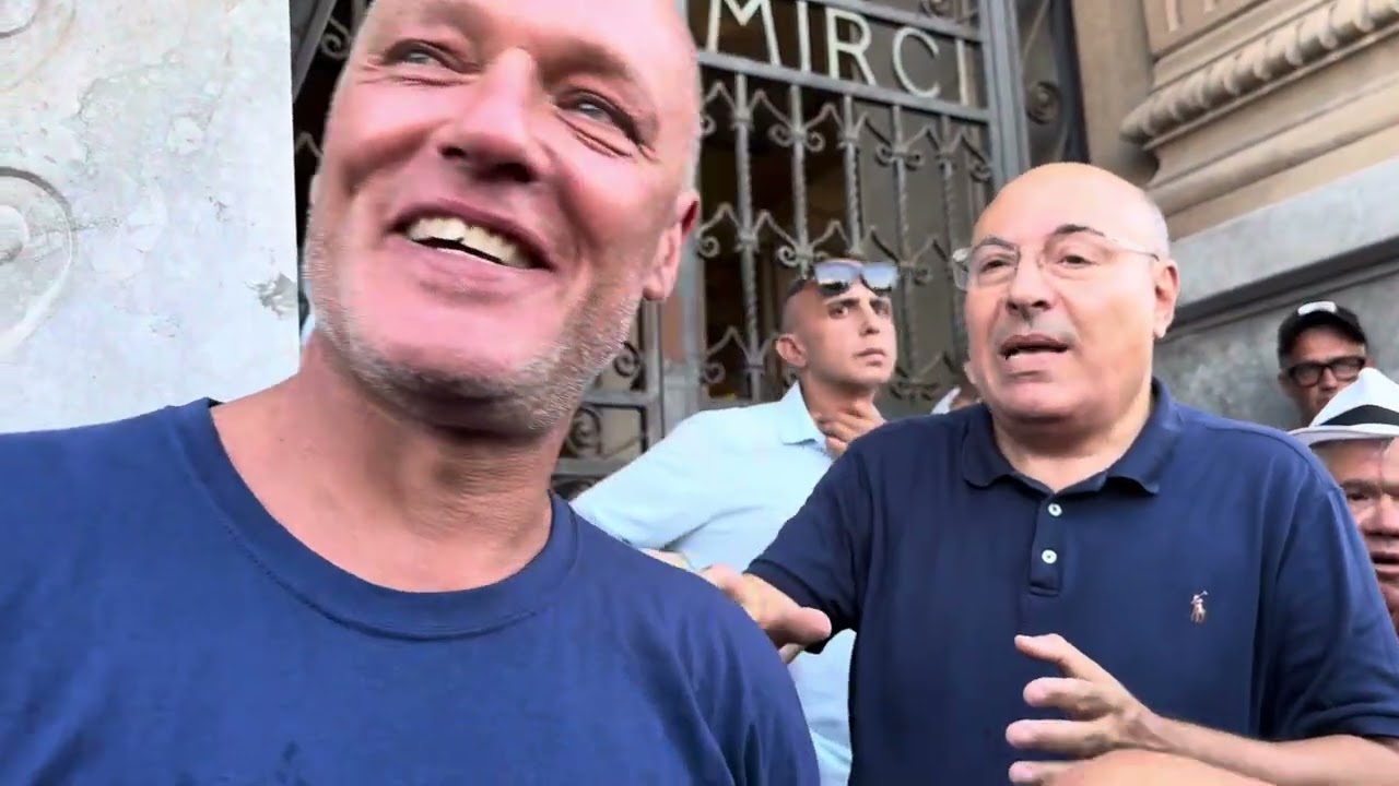 La protesta degli ultras del Messina al Comune - 23-07-24