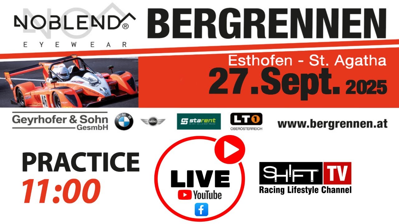 Bergrennen Esthofen–St. Agatha 2025 – LIVE PRACTICE!